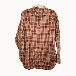 Uniqlo Plaid Flannel Button Down Shirt